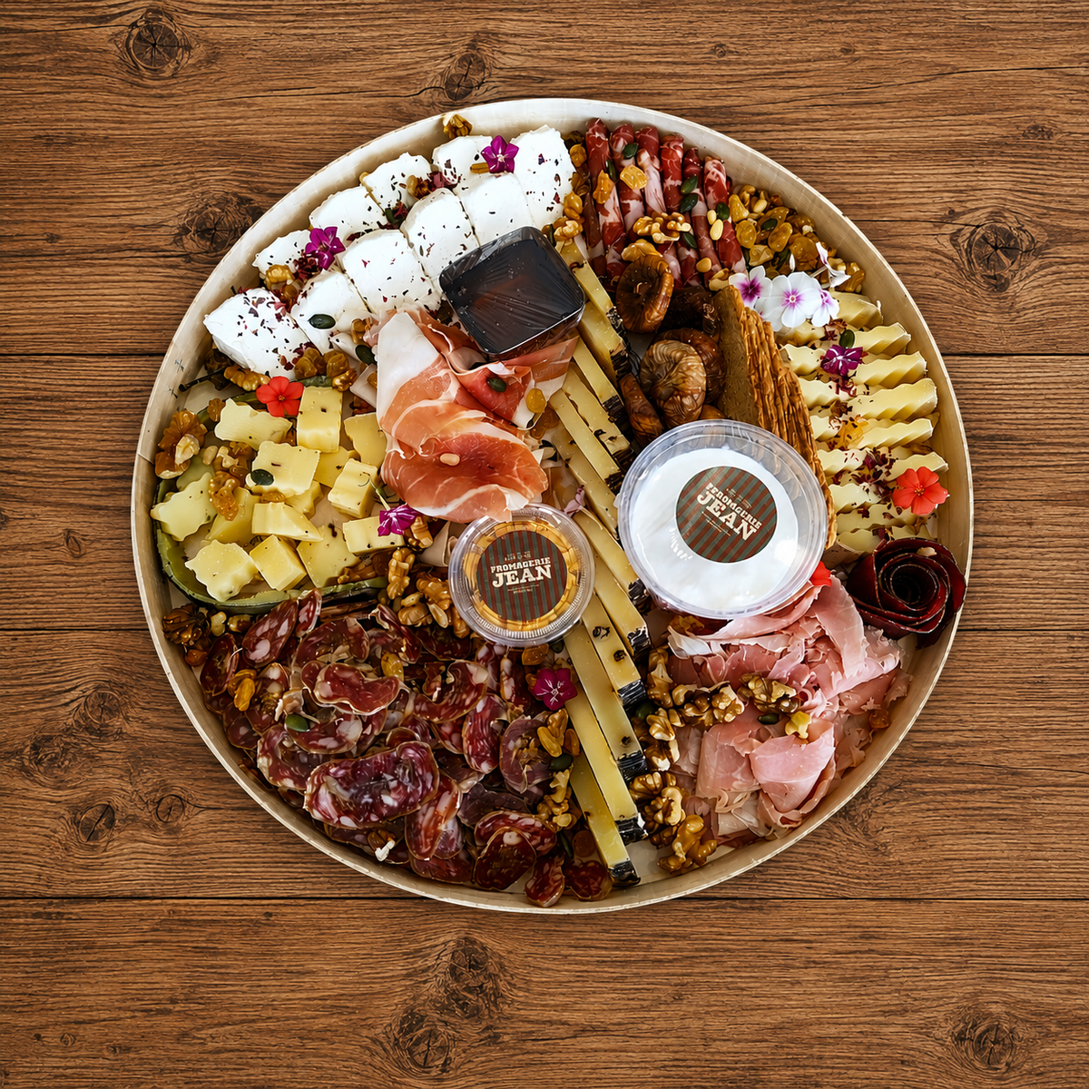 Plateau prédécoupé Fromage et Charcuterie